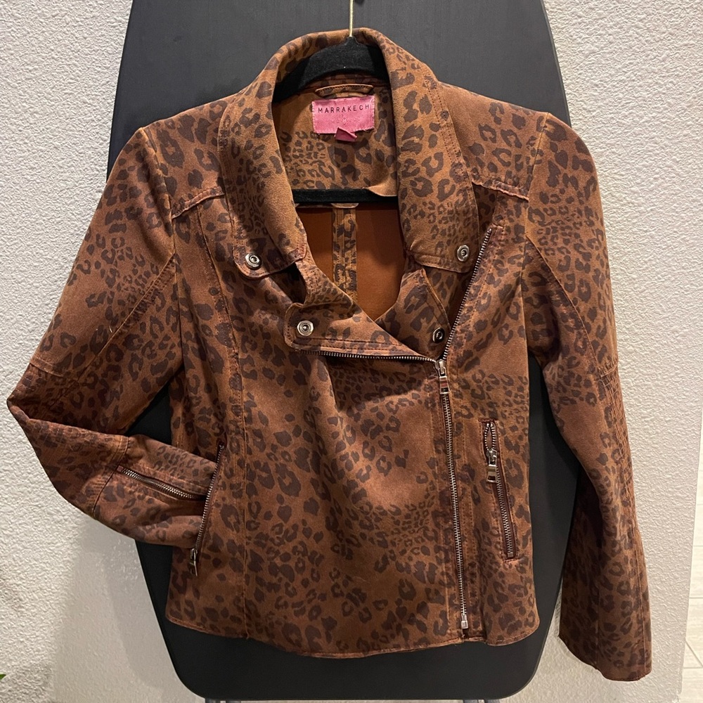 Marrakech Faux Suede Moto Jacket
